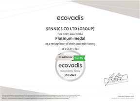 跻身全球前1% 中化国际旗下JN体育平台获EcoVadis铂金评级